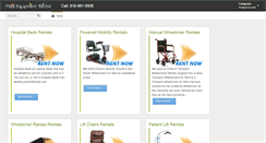 Desktop Screenshot of medequipmentrental.com